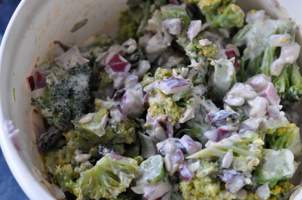 Broccolisalat uden bacon fedtfattig opskrift