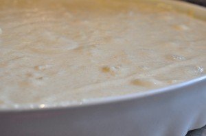 Mazarinkage med marcipan og karamel opskrift