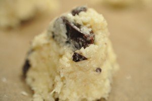 Kokostoppe med chokolade - nem opskrift