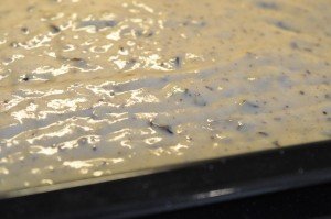 Banankage med chokoladestykker - svampet bananbrownie