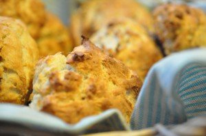 Scones med chokoladestykker - nem opskrift 