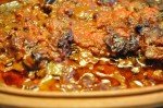 Osso buco med tomatsauce i Römertopf