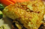 Ovnbagt æggekage med kartoffelmel - opskrift