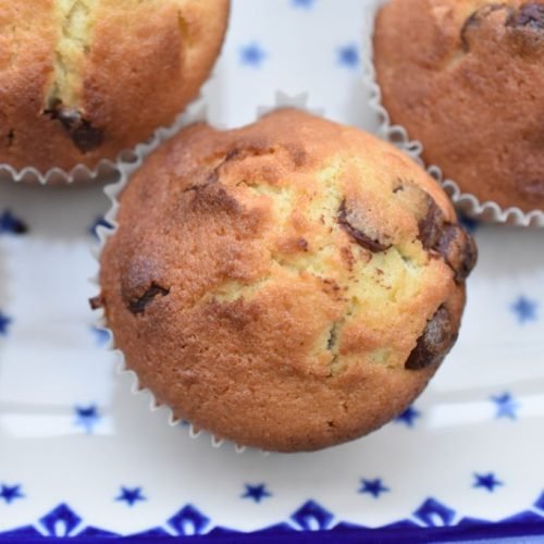Appelsinmuffins med chokolade - nem opskrift