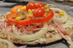 Hurtige pitabrødspizzaer  - mini pizzaer