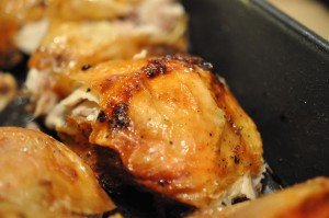 Kylling med appelsin, hvidløg og rosmarin