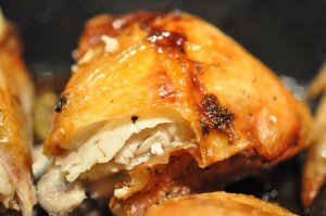 Kylling med appelsin, hvidløg og rosmarin