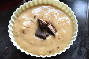 Bananmuffins med olie, brun farin & chokolade