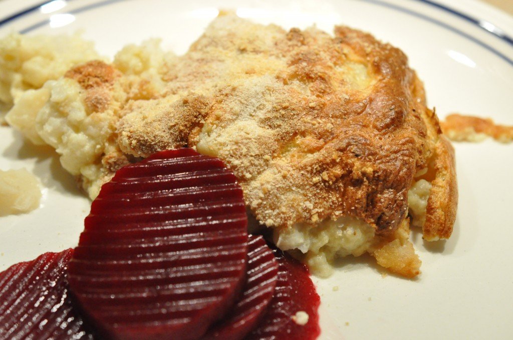 Blomkålsgratin - nem fedtfattig gratin opskrift