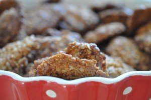 Havregrynscookies med chokoladebar