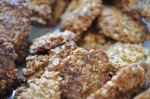 Havregrynscookies med chokoladebar opskrift