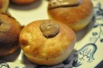Fastelavnsboller med creme marcipan & nougat