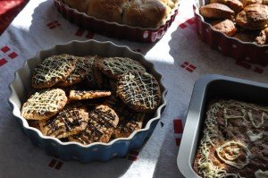 Havregrynskager med chokolade - nem opskrift