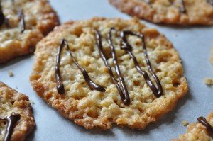 Havregrynssmåkager med chokolade & appelsin