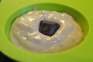 Fedtfattige bananmuffins med chokolade
