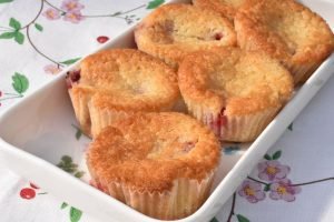Hindbærmuffins - kage muffins med hindbær