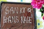 Fedtfattig chokoladekage med tykmælk - nem bradepandekage