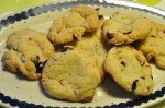 Blondie cookies med tranebær, hasselnødder og hvid chokolade