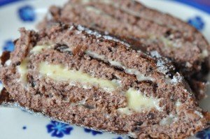Chokoladeroulade nem opskrift med smørcreme