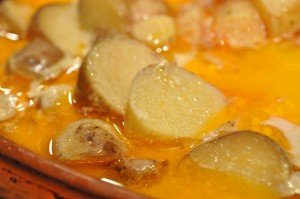Skinkeculotte & bearnaisekartofler i stegeso