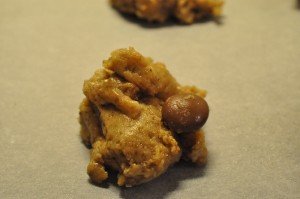 Småkager med brun farin, lakrids og chokolade