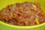 Æblechutney - opskrift på chutney med rødløg