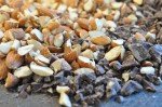 Biscotti med mandler, chokolade og kirsebær