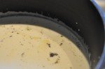Creme brulee med chokolade og mandelknas