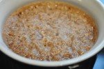Creme brulee med nougat og mandelknas