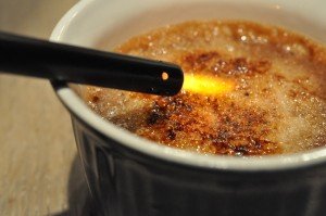 Créme brulée - nem opskrift med nougat