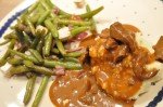 Bøf Stroganoff - lækker gryderet med fløde