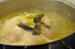 Hønsekødssuppe og tarteletter nem opskrift
