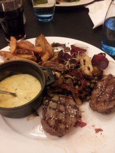 Fødselsdagsmenu på Blokhus fiskerestaurant