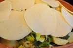 Flødekartofler med porrer og ost - opskrift