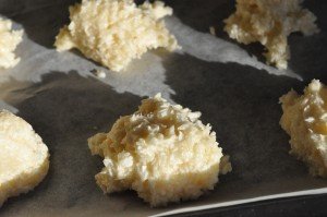 Kokosmakroner med marcipan - lækker opskrift