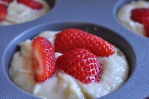 Jordbær muffins - opskrift på saftige muffins