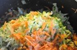 Lasagne med oksekød, squash og gulerødder