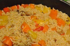 Risotto med svampe & grøntsager 