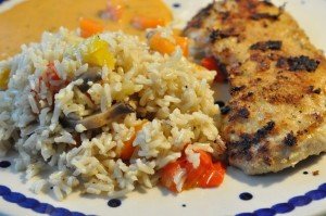 Risotto med svampe & grøntsager