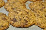Småkager med chokolade og nødder - cookies