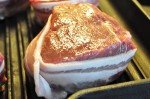 Oksemedaljon med bacon på grill eller pande