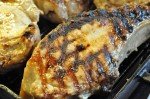 Skaftkoteletter på grill pande - med tilbehør
