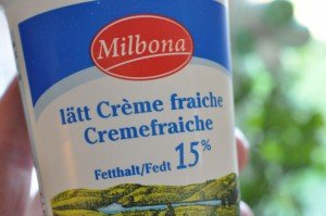 Bønnesalat med creme fraiche - nem opskrift