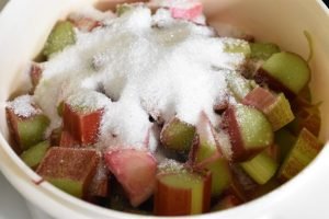 Rabarberkompot i mikroovn - nem opskrift