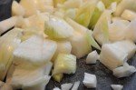 Paprika koteletter i stegeso - med flødesovs