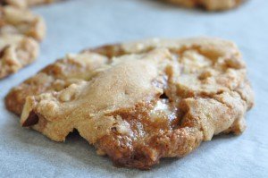 Cookies med Marsbar, marcipan og mandler