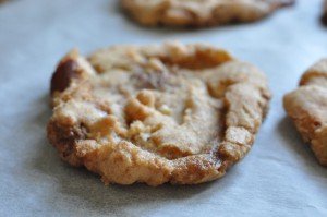 Cookies med Marsbar, marcipan og mandler