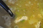 Kartoffel suppe med porrer og flødeost - nem