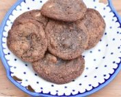 Luksus marcipan cookies med chokolade og nutella