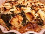 Spinattærte med løg og feta - grøntsagstærte